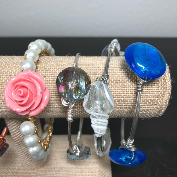 Wire Wrapped Bangles - Picture 3 of 3